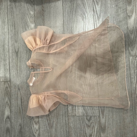 Jonathan Simkhai Beige Top (size small - no undershirt!) - Picture 2 of 7